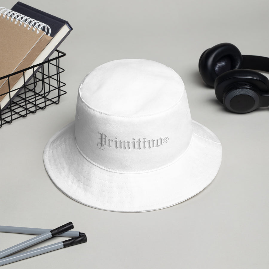 Primitivo Bucket Hat White